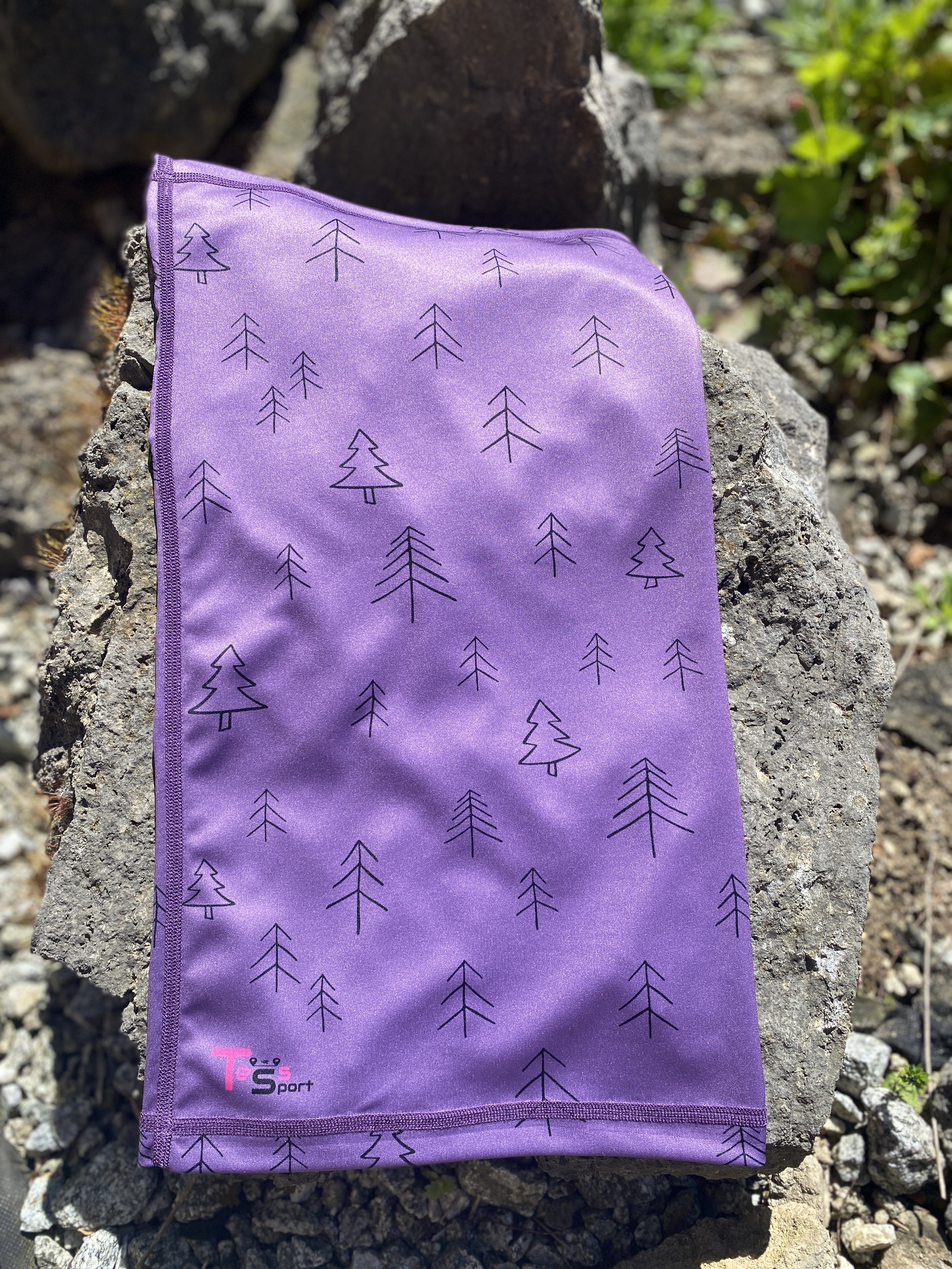 Nákrčník TessSport Forest Pastel Purple Kids